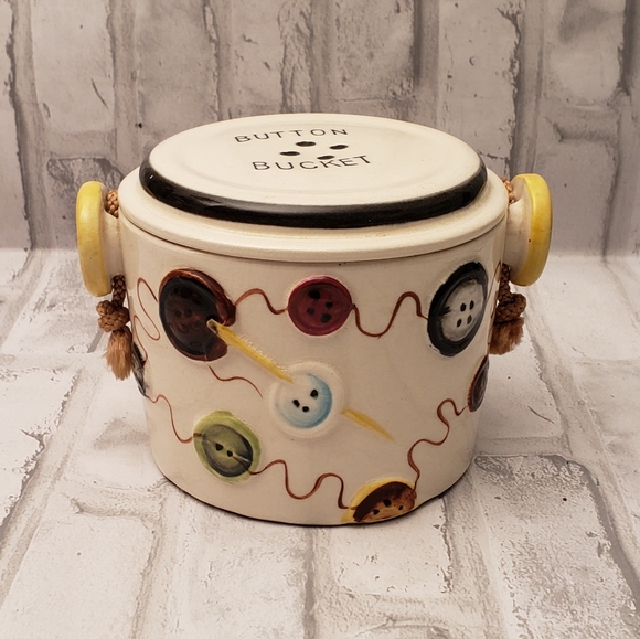 Fred Roberts Bucket of Buttons - Picture 1 of 11